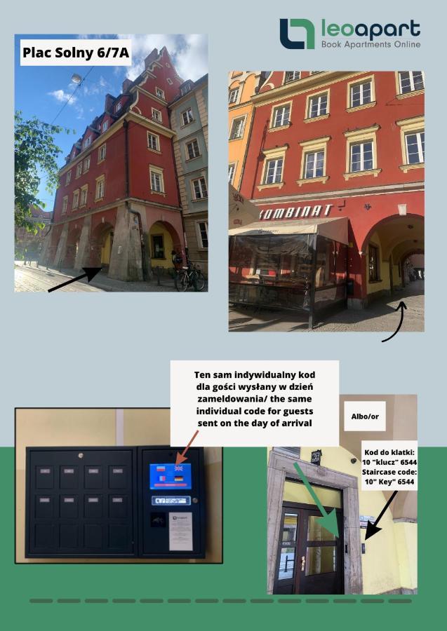 Solny Square Aparthotel Wrocław Eksteriør billede